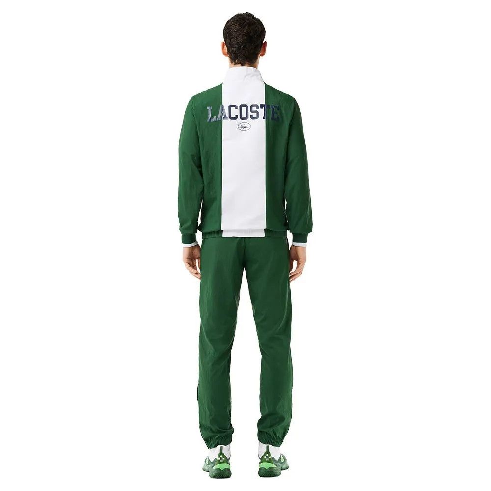 Lacoste o1s22i1n1124 Sporty Jumpsuit in Green & White Size US 34 / EU 50 - 3 Thumbnail