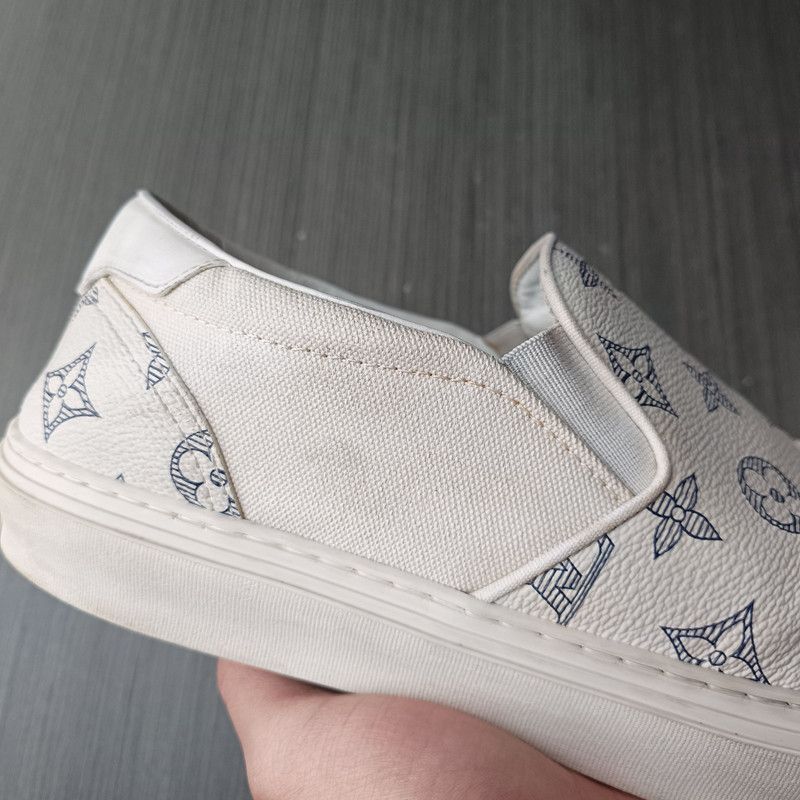 Louis Vuitton Louis Vuitton Trocadero Sneakers in White - Size US 9.5 / EU 42-43 - 4 Thumbnail