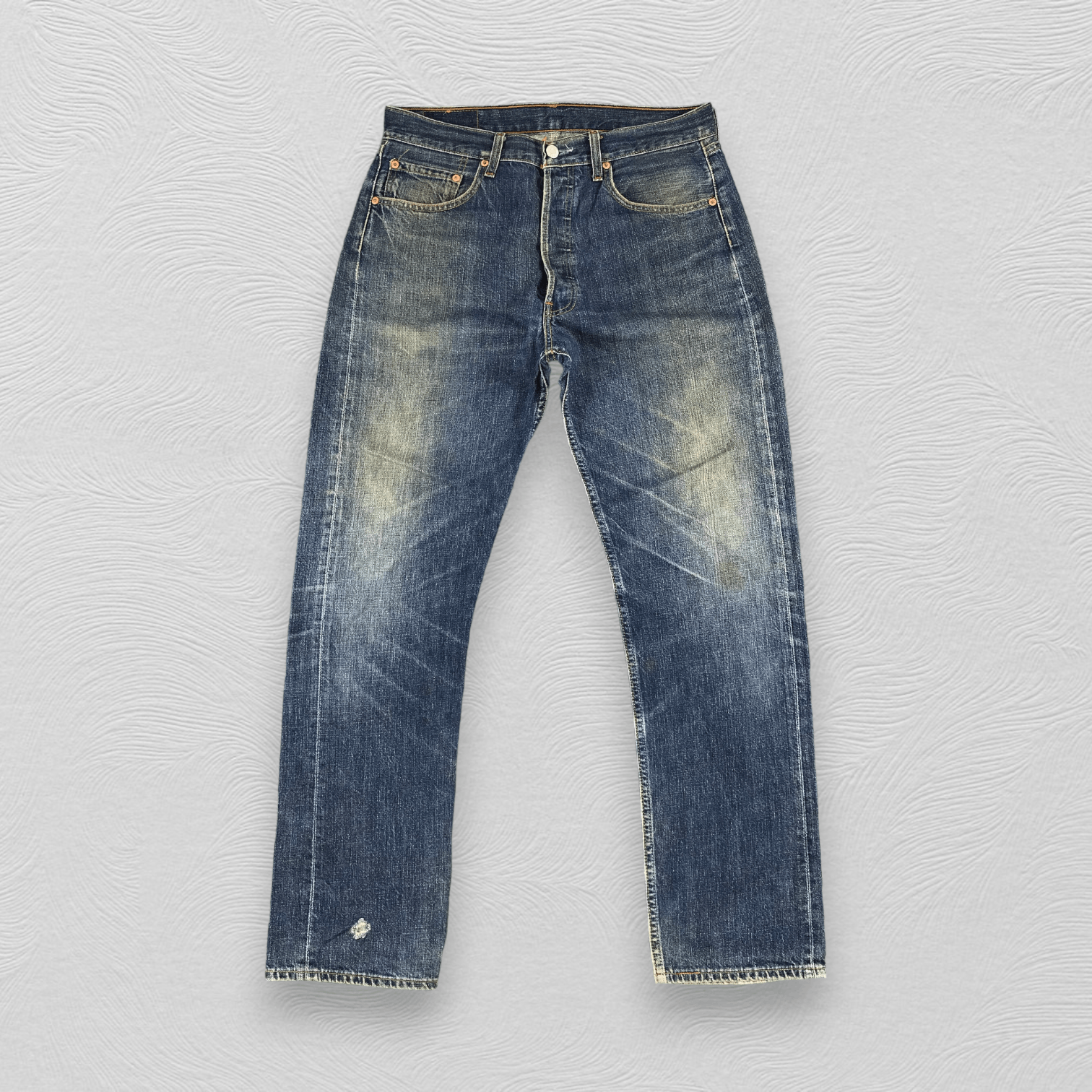 Levi's Vintage 90s Levis 501 Jeans Rusty Faded Blue Denim KJ333 Size US 32 / EU 48 - 1 Thumbnail