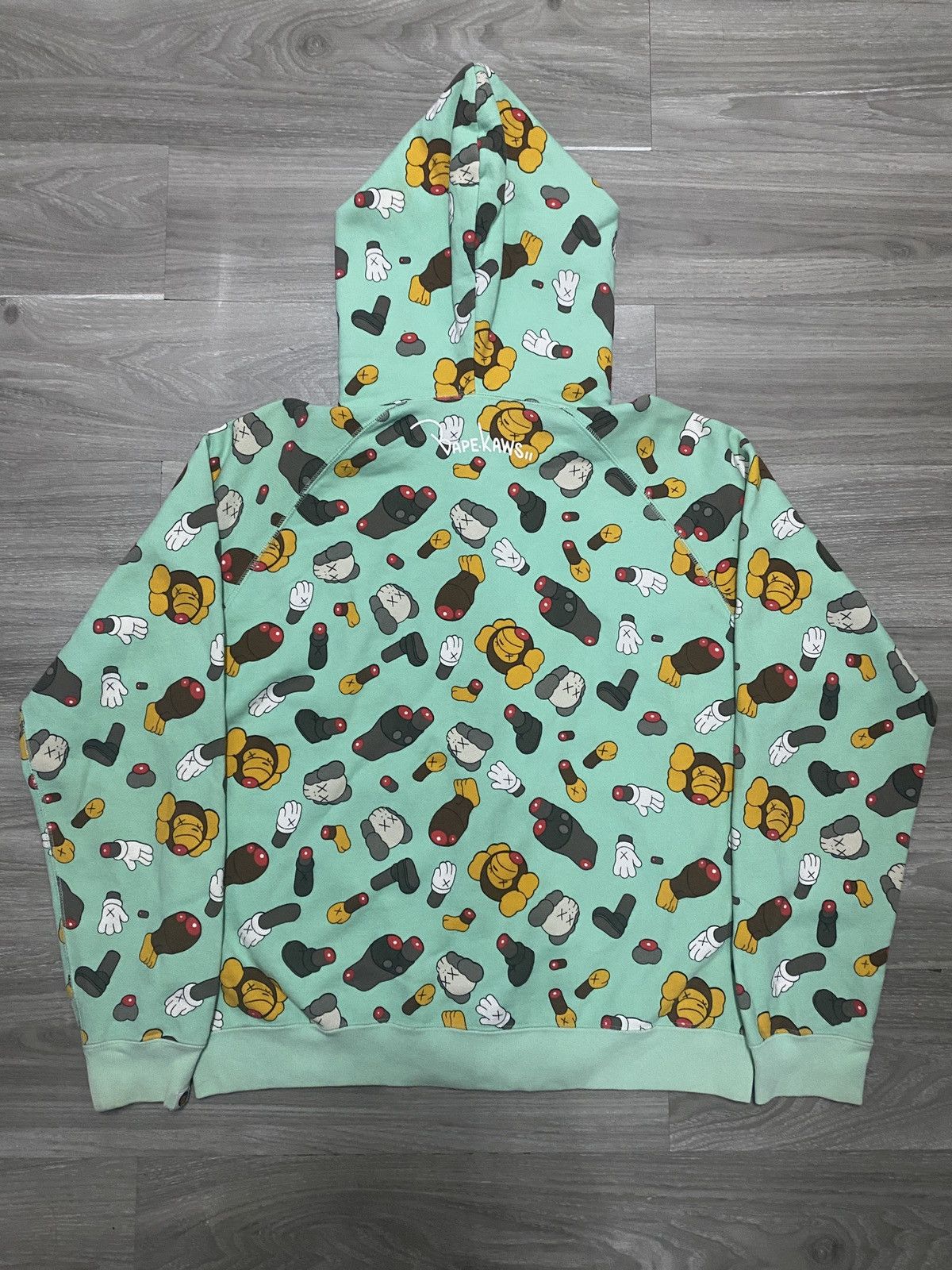 Bape GRAIL - BAPE X KAWS babymilo dissected slaughtered full zip Size US S / EU 44-46 / 1 - 5 Thumbnail