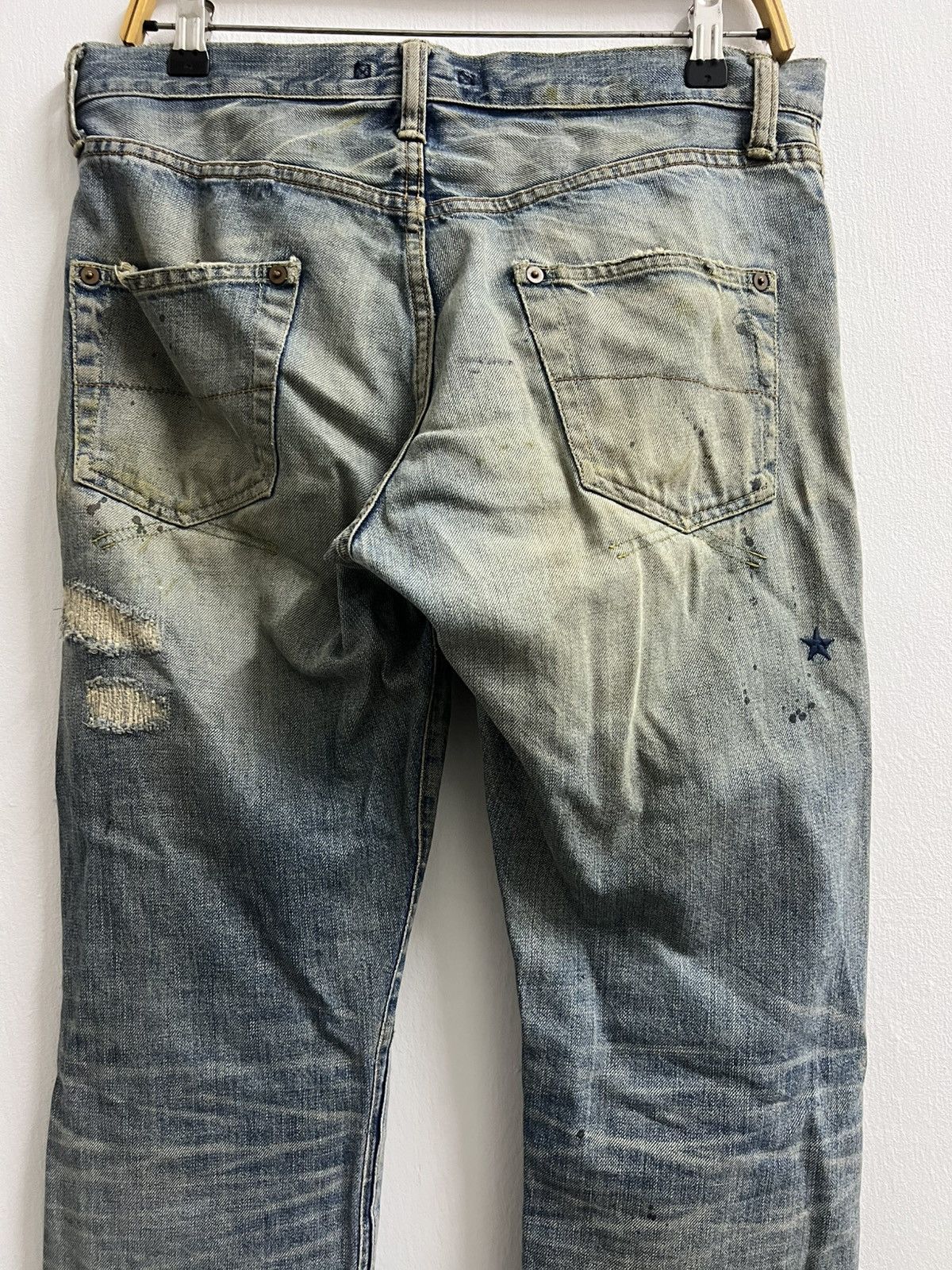 Maison MIHARA YASUHIRO Mihara Yasuhiro Damaged Repair Denim Pants Size US 32 / EU 48 - 12 Thumbnail