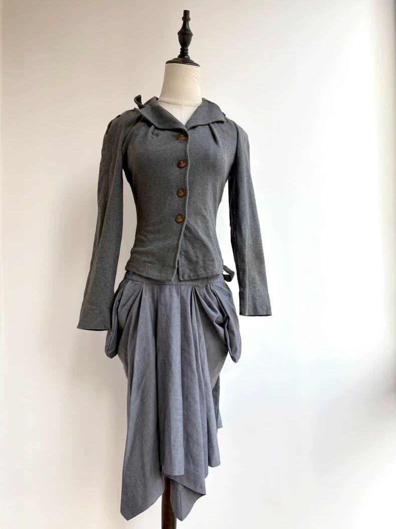 Vivienne Westwood Vivienne Westwood Grey overcoat Size XS / US 0-2 / IT 36-38 - 1 Thumbnail