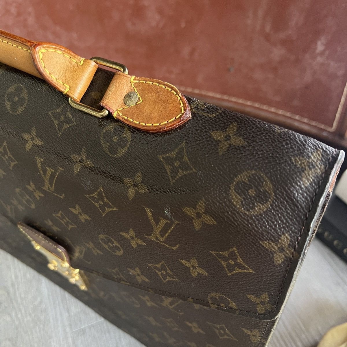 Louis Vuitton × Vintage Authentic Louis vuitton advisor briefcase bag Size ONE SIZE - 4 Thumbnail