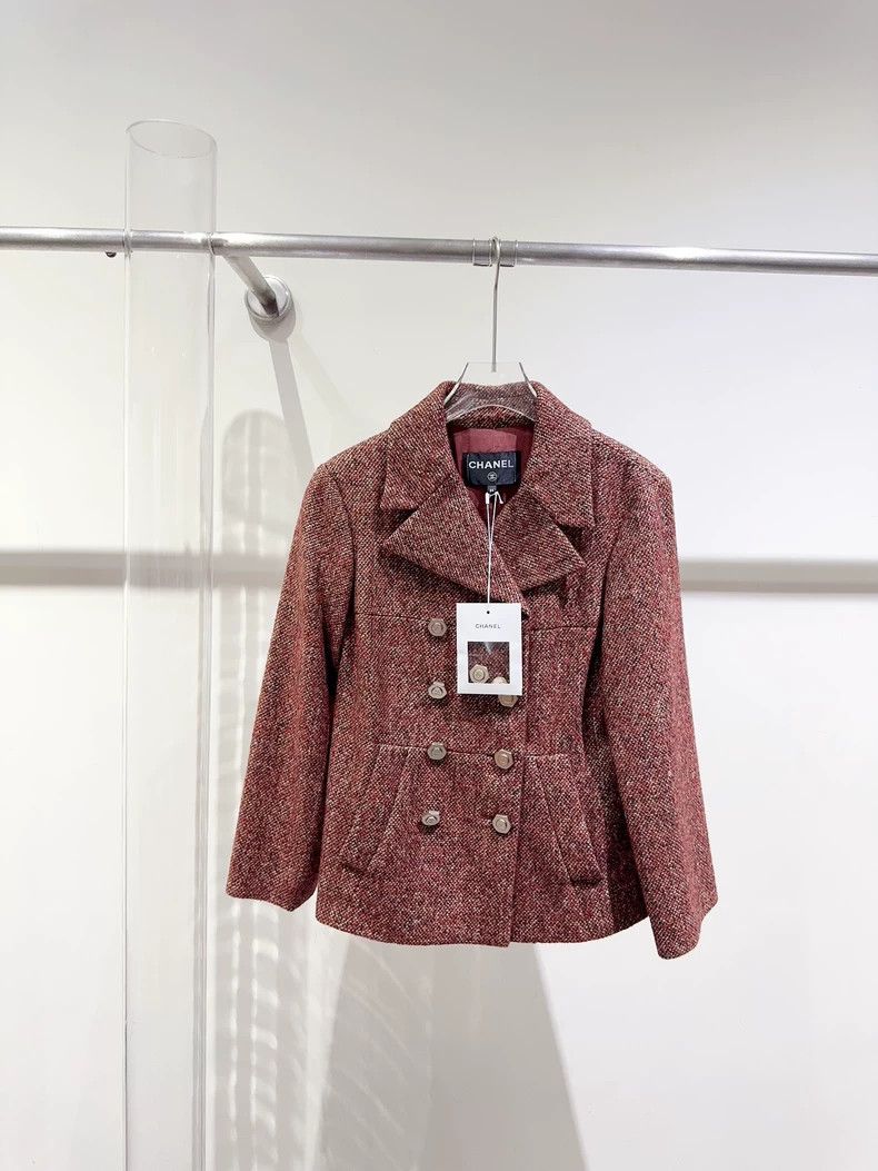 Chanel Chanel 18A high-end handicraft workshop catwalk double-brea Size XXS / US 00 / IT 34 - 1 Thumbnail