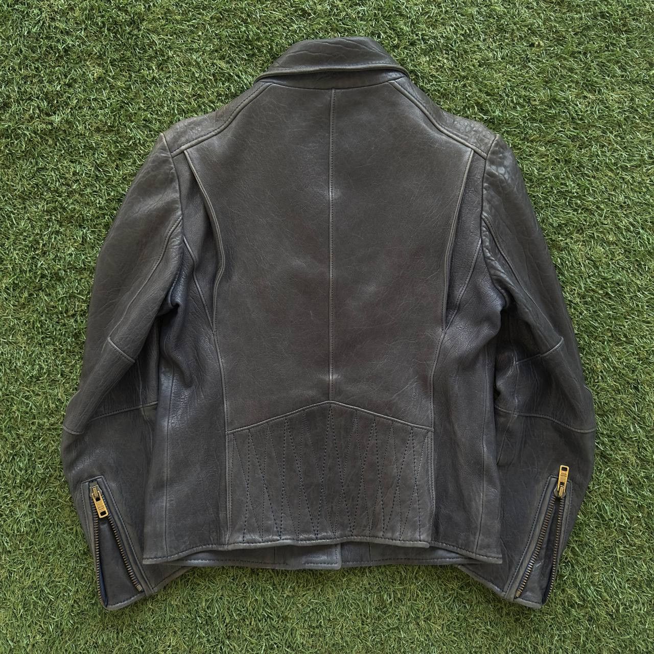 Prada PRADA F/W 2013 BIKER LAMBSKIN LEATHER JACKET RARE ARCHIVE Size M / US 6-8 / IT 42-44 - 6 Thumbnail
