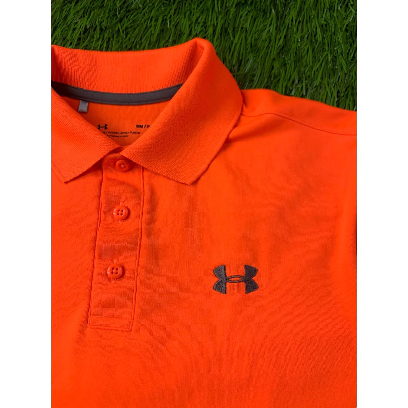 Under Armour UNDER ARMOUR HEATGEAR Polo Shirt Men S Orange 2018 Training Jersey Classic Short Sleeve Polo Size US S / EU 44-46 / 1 - 3 Thumbnail