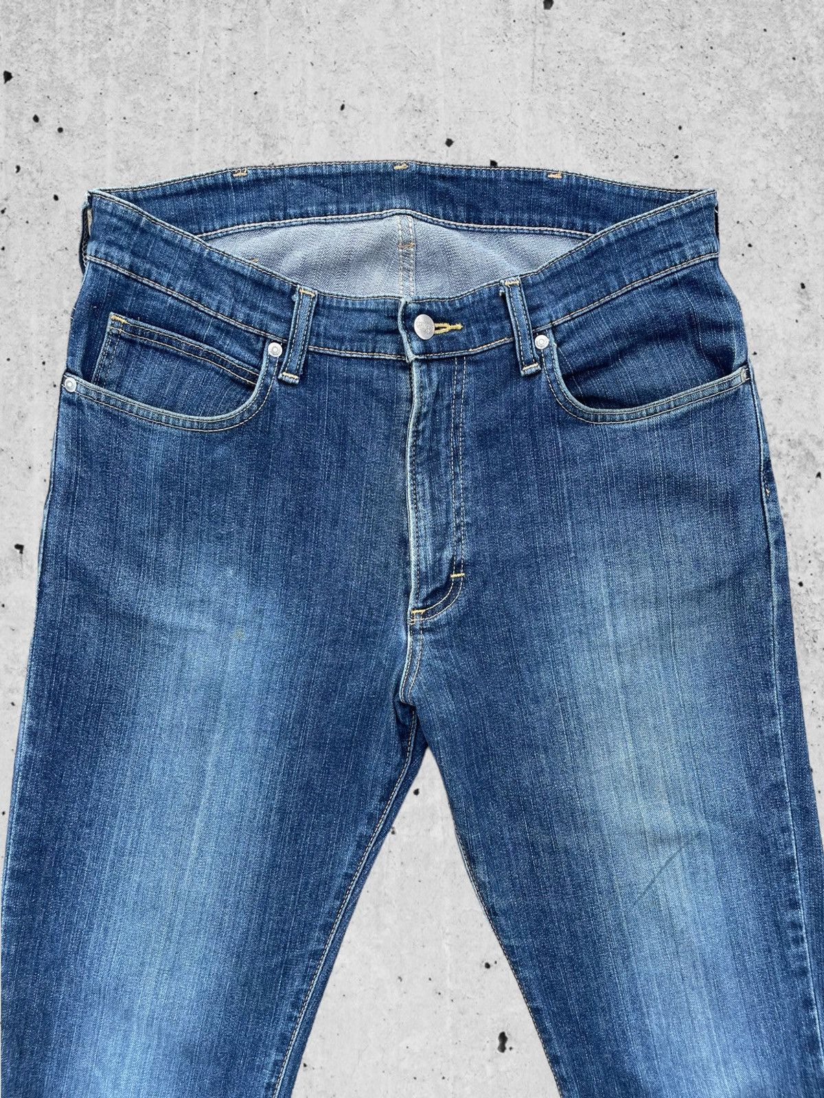 Designer × Wrangler 🔥 Wrangler Blue Distressed Denim W34 🔥 Size US 34 / EU 50 - 3 Thumbnail
