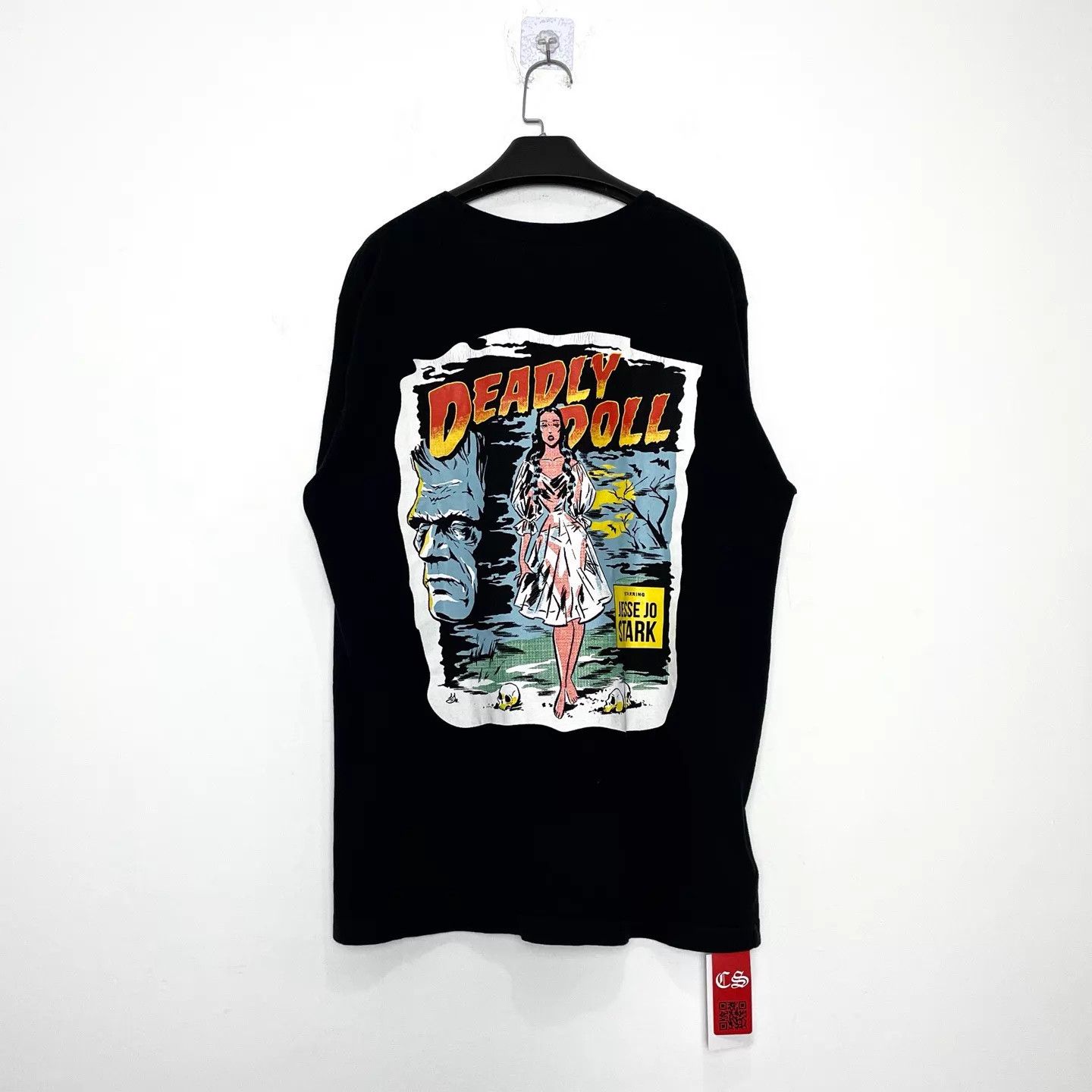 Chrome Hearts Chrome Hearts Black Deadly Doll Graffiti Short Sleeve Tee L Size US L / EU 52-54 / 3 - 2 Thumbnail