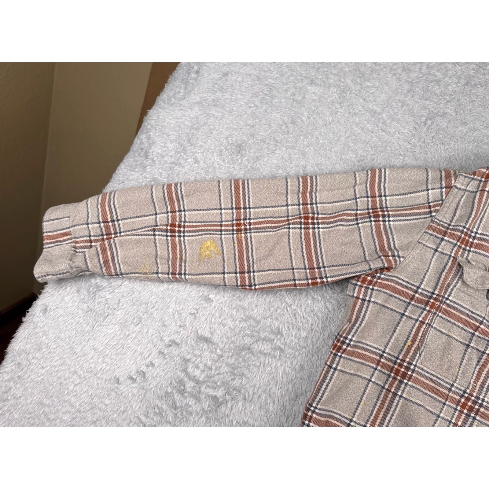 Patagonia Patagonia Shirt Mens Regular XL Gray Plaid Cotton Long Sleeve Button-Up Fjord Flannel - Lightweight Fjord Flannel - Classic Casual Shirt Size US XL / EU 56 / 4 - 6 Thumbnail