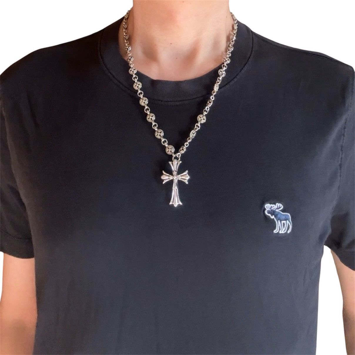 Other Cross Pendant Necklace for Men Women, Streetwear Unisex Size ONE SIZE - 7 Thumbnail