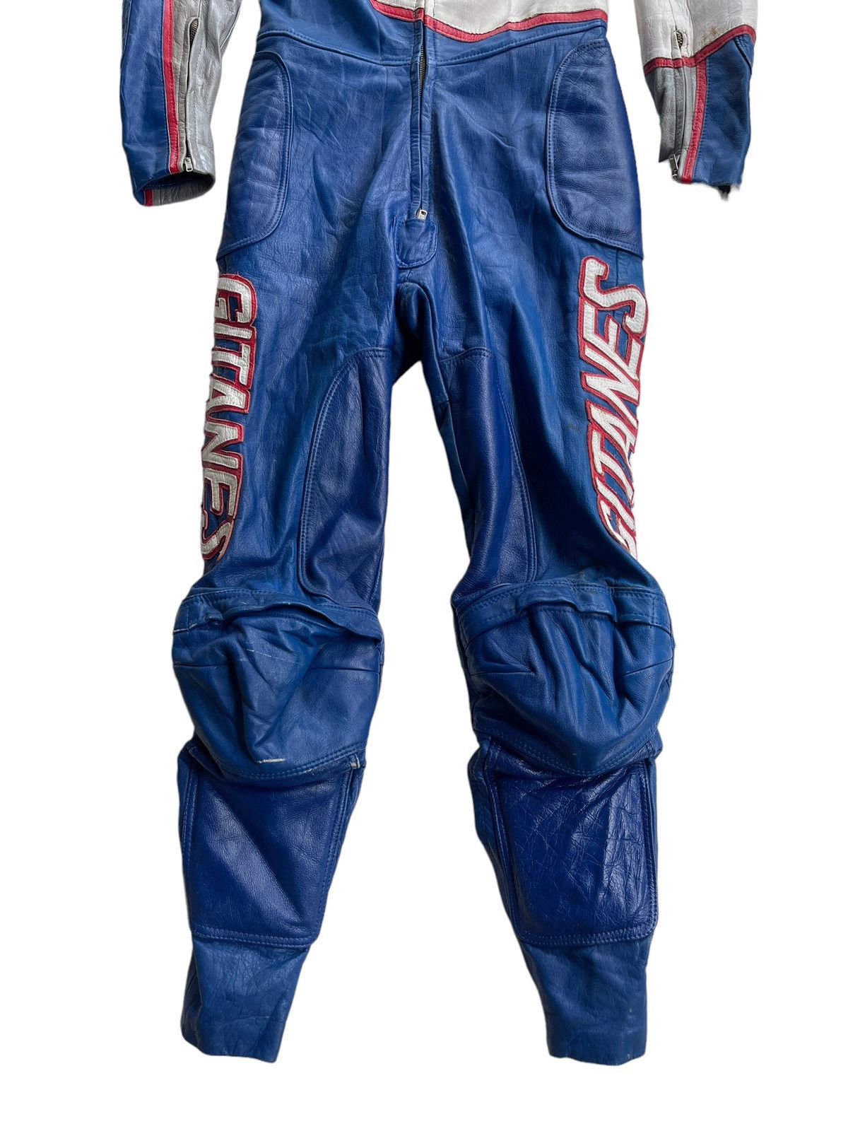 Japanese Brand Vintage 80s Kadoya Leather Racing Suit Size US 28 / EU 44 - 12 Thumbnail