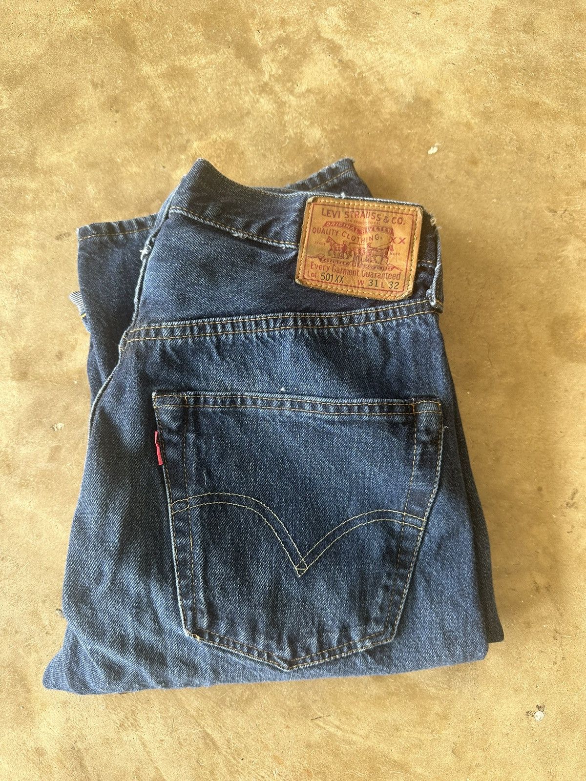 image of Levis x Vintage Levi’S 501Xx Lvc Selvedge Denim Pants Size 30 in Blue, Men's