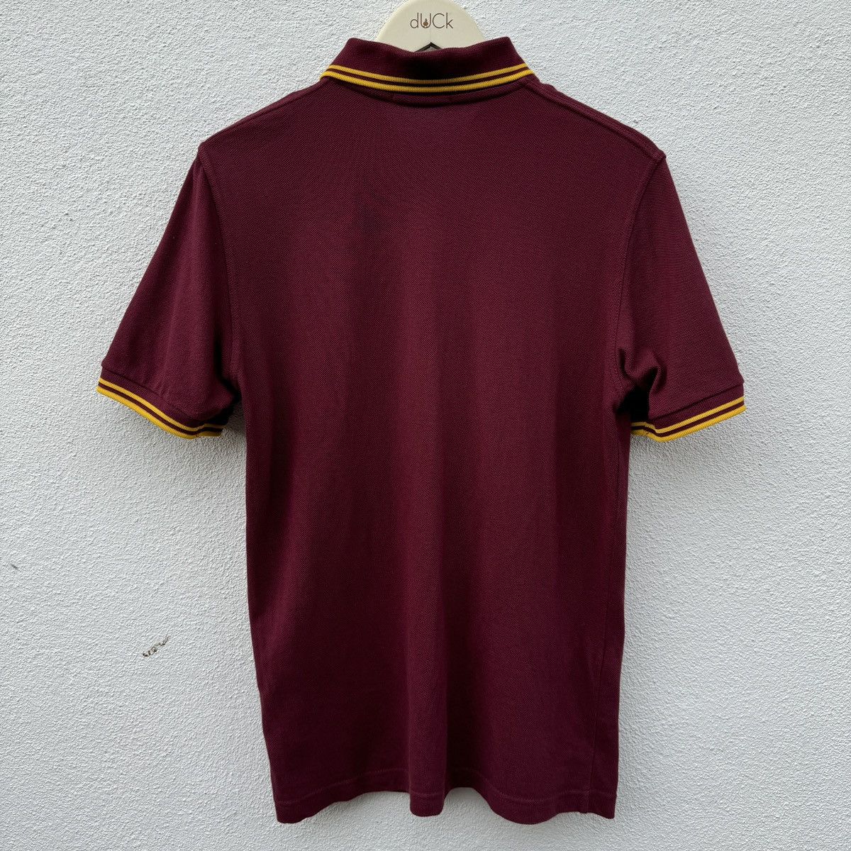 Other FRED PERRY 'M12' Classic Twin Tapped Maroon Polo Tee ENGLAND Size US M / EU 48-50 / 2 - 4 Thumbnail