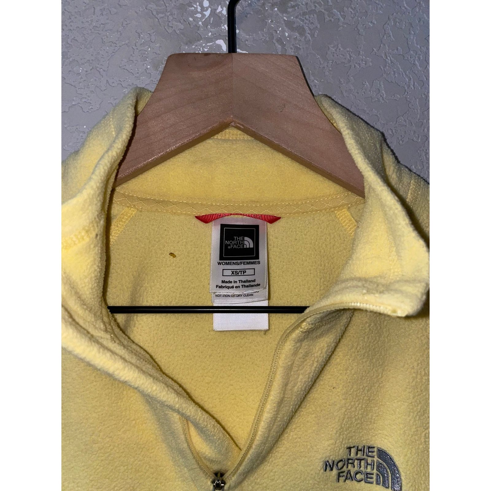 The North Face Womens The North Face 1/4 Zip Fleece Yellow Sweater XS Size XS / US 0-2 / IT 36-38 - 6 Thumbnail