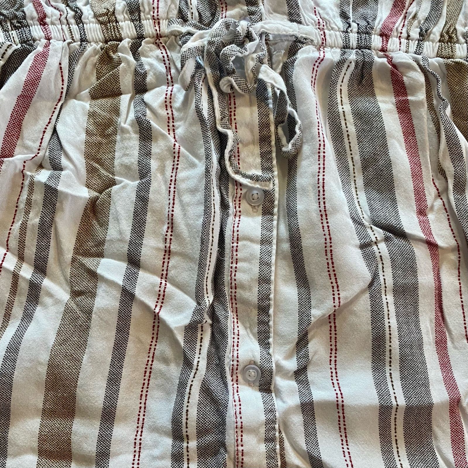 Other Japana Striped White Button-up Shirt Dress Womens Small Size S / US 4 / IT 40 - 7 Thumbnail