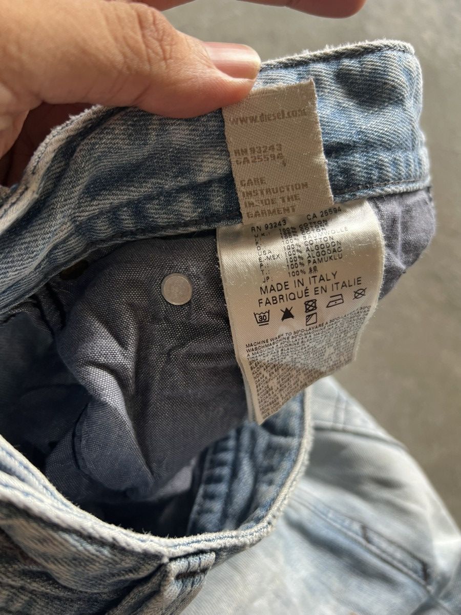 Diesel distressed diesel industry denim splatter bleach sick washed Size US 33 - 7 Thumbnail