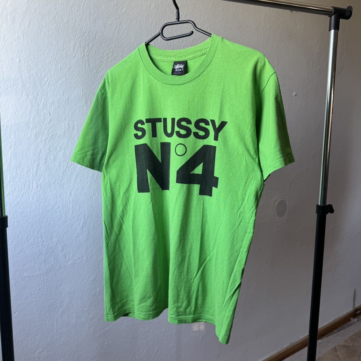 Stussy Stussy No.4 Tee "Kelly" Green y2k logo 00s M skate Size US M / EU 48-50 / 2 - 5 Thumbnail