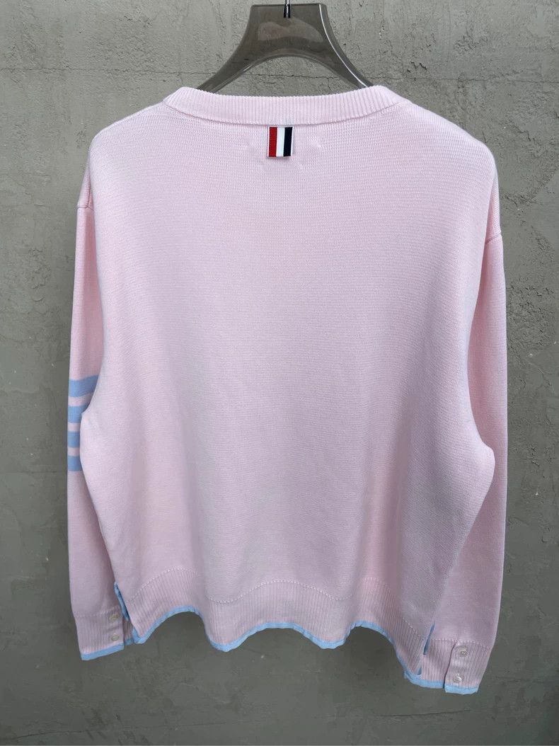 Thom Browne Thom browne Size 3 The latest four-striped knitted round-n Size L / US 10 / IT 46 - 4 Thumbnail