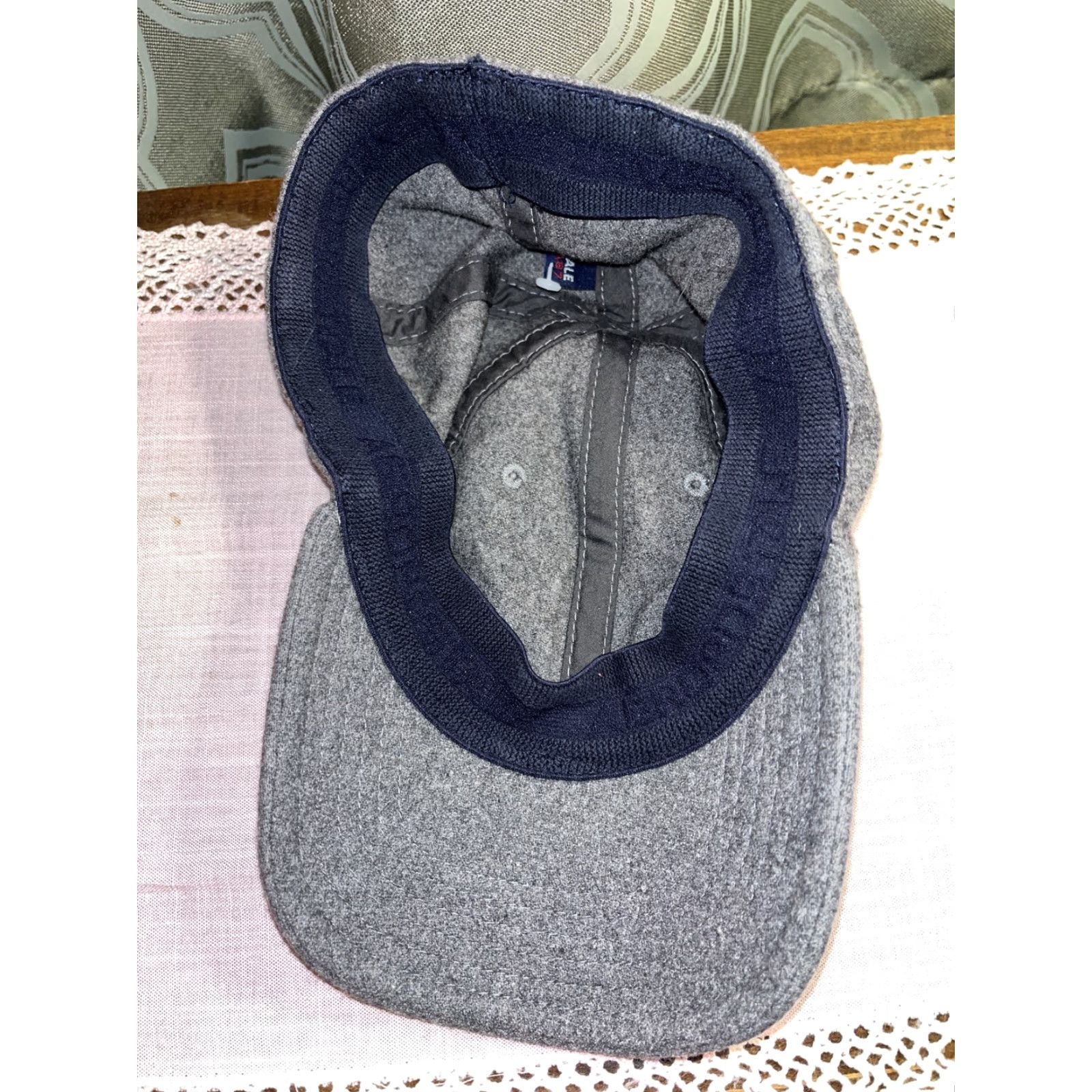 Vintage VINTAGE Aéropostale Men's Fitted Wool Baseball Cap L/XL Gray Blue Patch Summer Fall Casual Size ONE SIZE - 7 Thumbnail