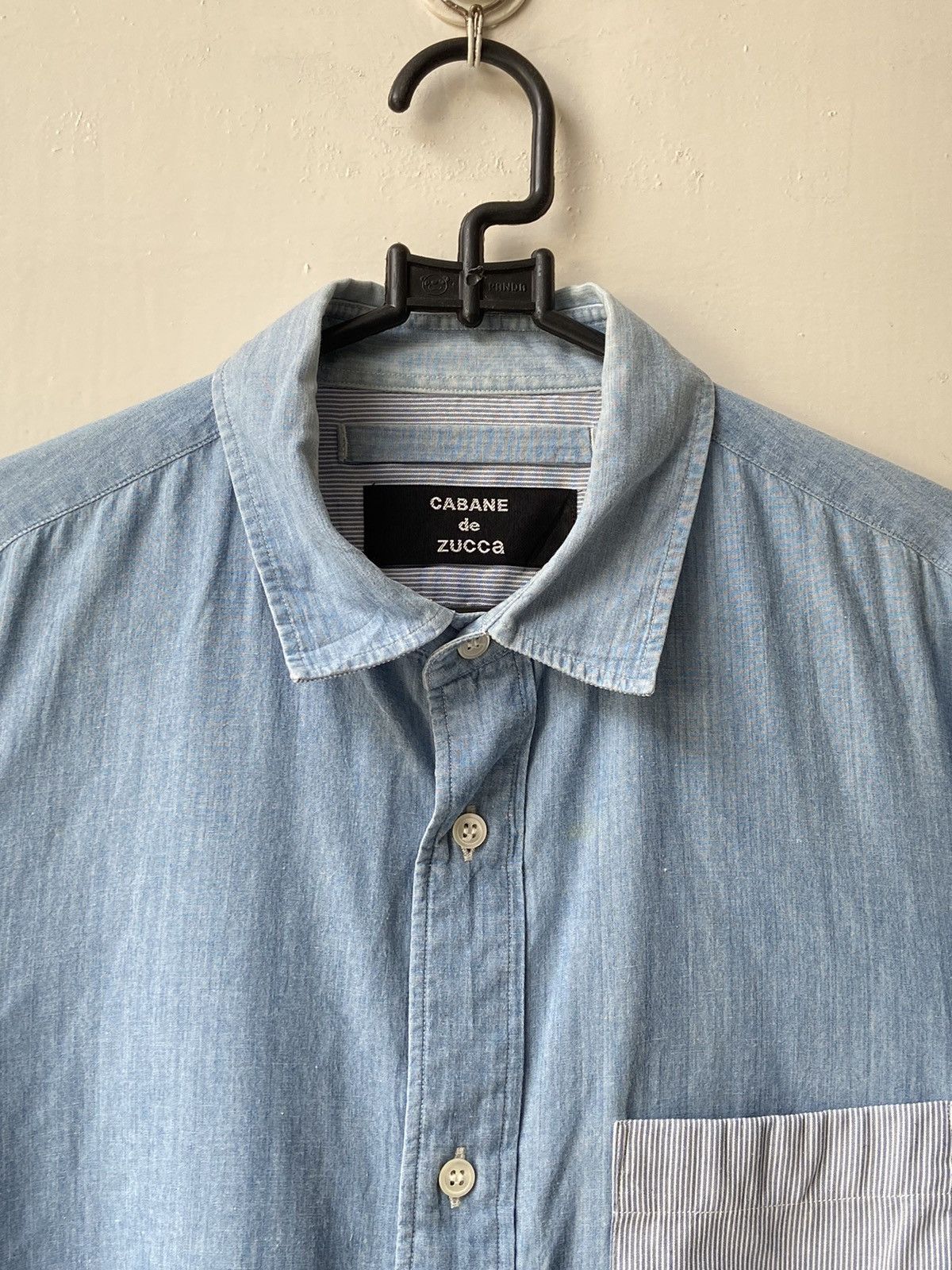CABANE de ZUCCa × Issey Miyake CABANE De ZUCCA Blue Shirt Size US S / EU 44-46 / 1 - 13 Thumbnail