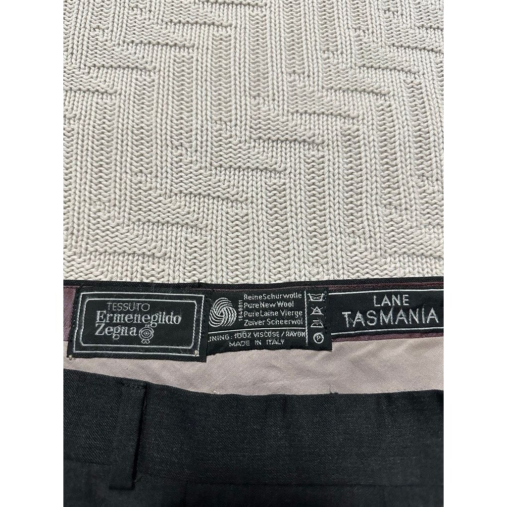 Ermenegildo Zegna Ermenegildo Zegna gray Italian wool dress pants size 34 Size US 34 / EU 50 - 4 Thumbnail