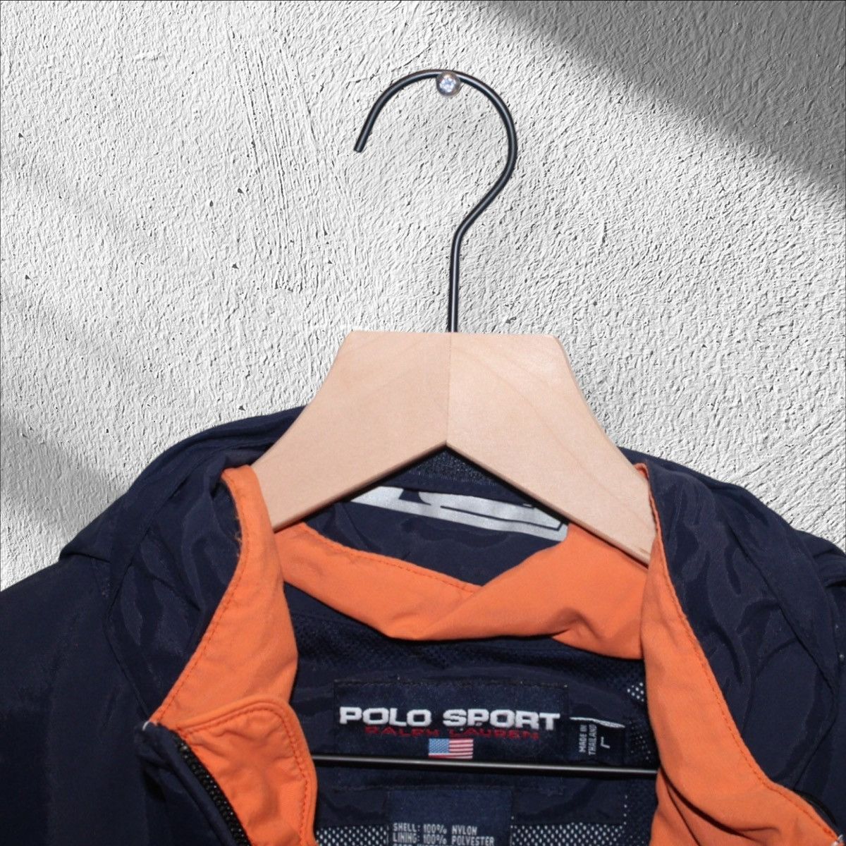 Polo Ralph Lauren × Vintage Vintage Polo Sport Tech Windbreaker Jacket Size US L / EU 52-54 / 3 - 3 Thumbnail
