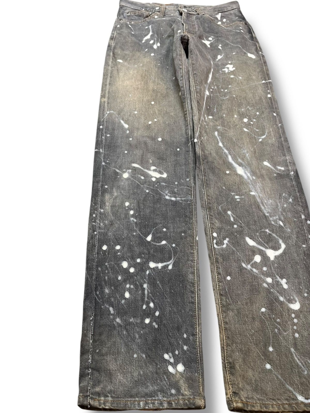 Balmain Vintage West Point Bleach Splatter Denim Size US 28 / EU 44 - 3 Thumbnail
