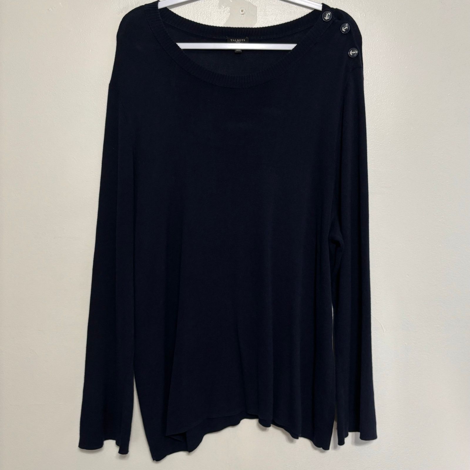 Other Talbots Navy Blue Pullover Sweater Crew Neck Size 3X Size 3XL / US 20-22 - 1 Thumbnail