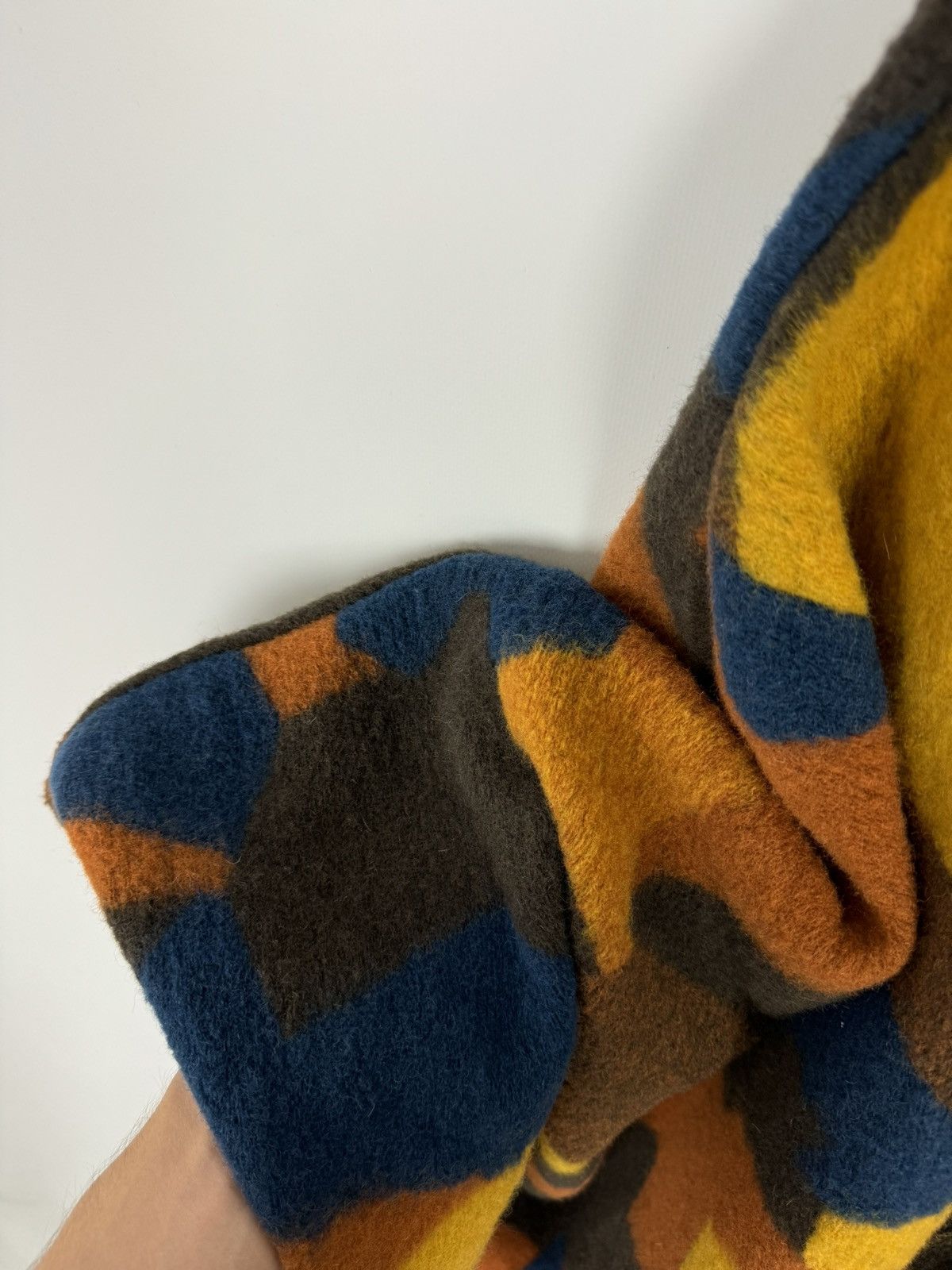Etudes Etudes France Geometric Multicolor Poncho Unisex Jacket Size M / US 6-8 / IT 42-44 - 9 Thumbnail