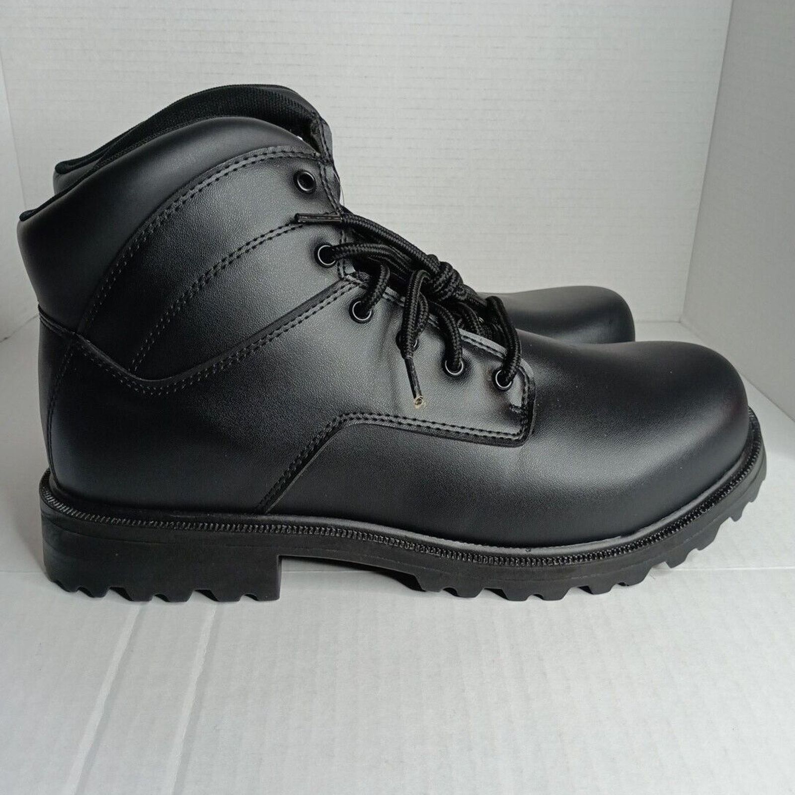 Other Men’s BRAHMA Escott Soft Toe Work Boots Wide Black Size 13W Size US 13 / EU 46 - 3 Thumbnail