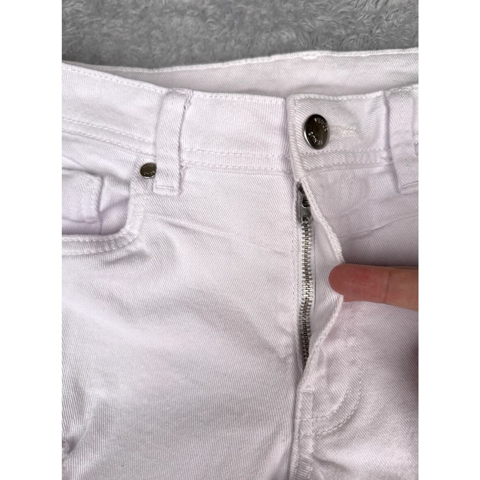 Venus Venus Jeans Womens 4 Pink Distressed Skinny Ankle Zip 5-Pocket Stretch Denim Size 27" / US 4 / IT 40 - 5 Thumbnail