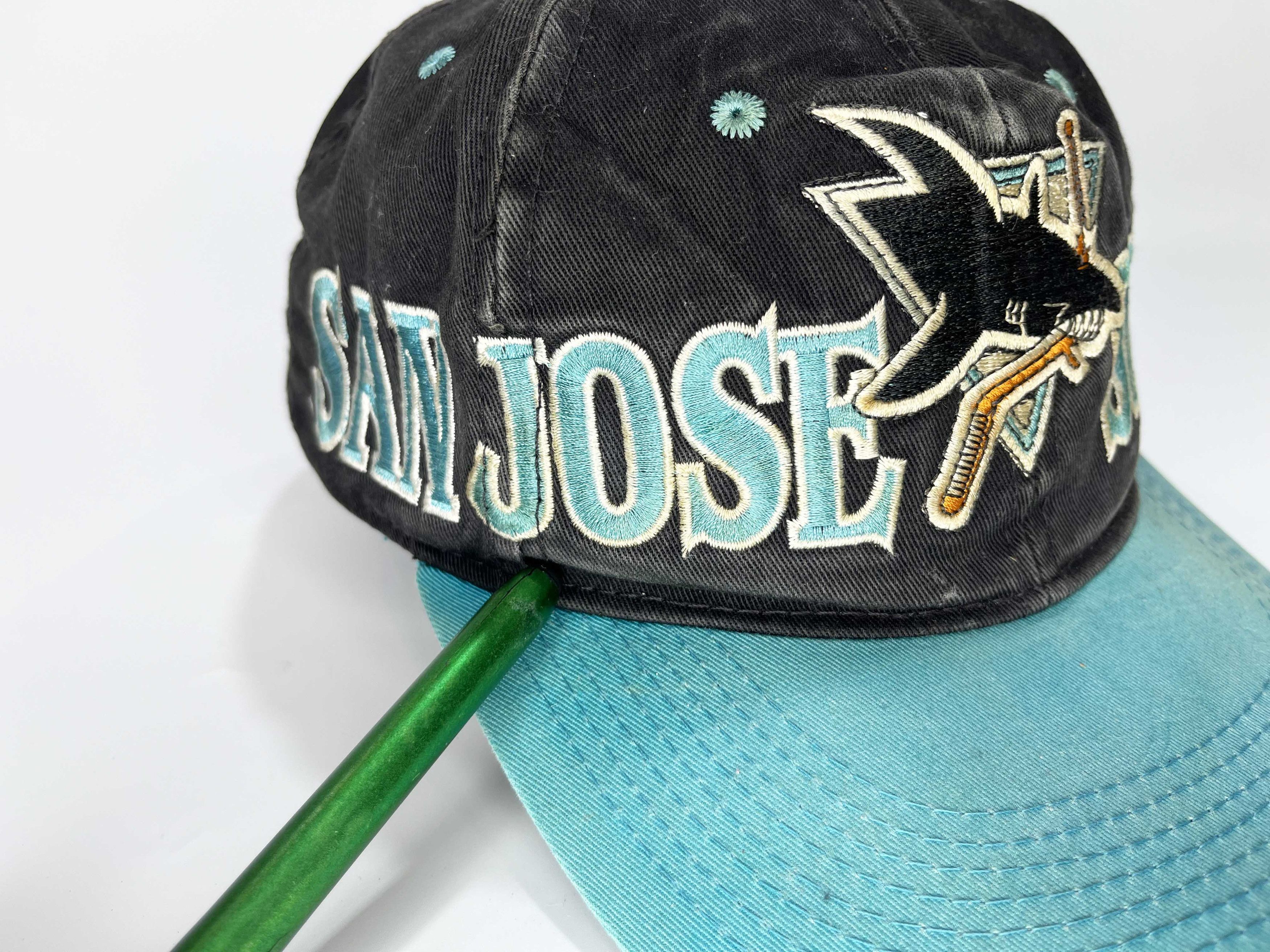NHL Vintage NHL San Jose Sharks Hockey Snapback Cap Hat Size ONE SIZE - 9 Thumbnail