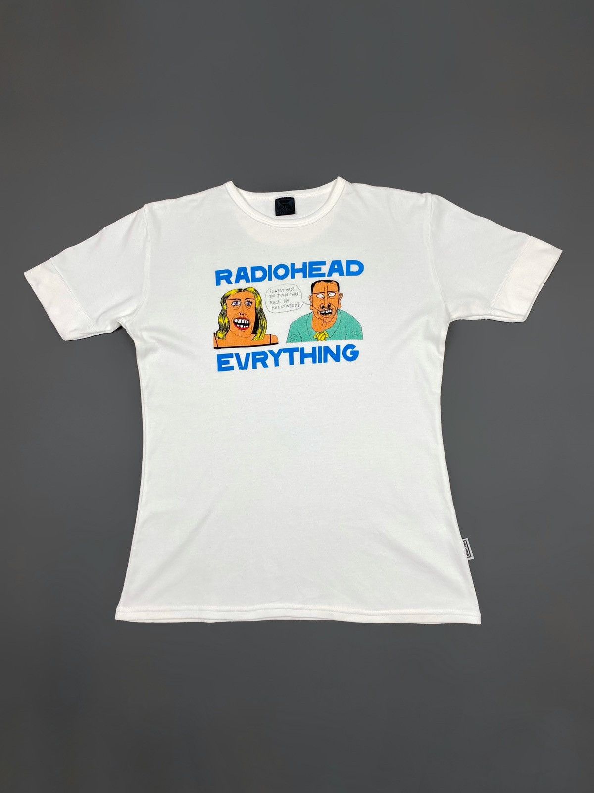 Band Tees 2000 Vintage Radiohead Kid A Album Concert Promo Tee Size US M / EU 48-50 / 2 - 1 Thumbnail