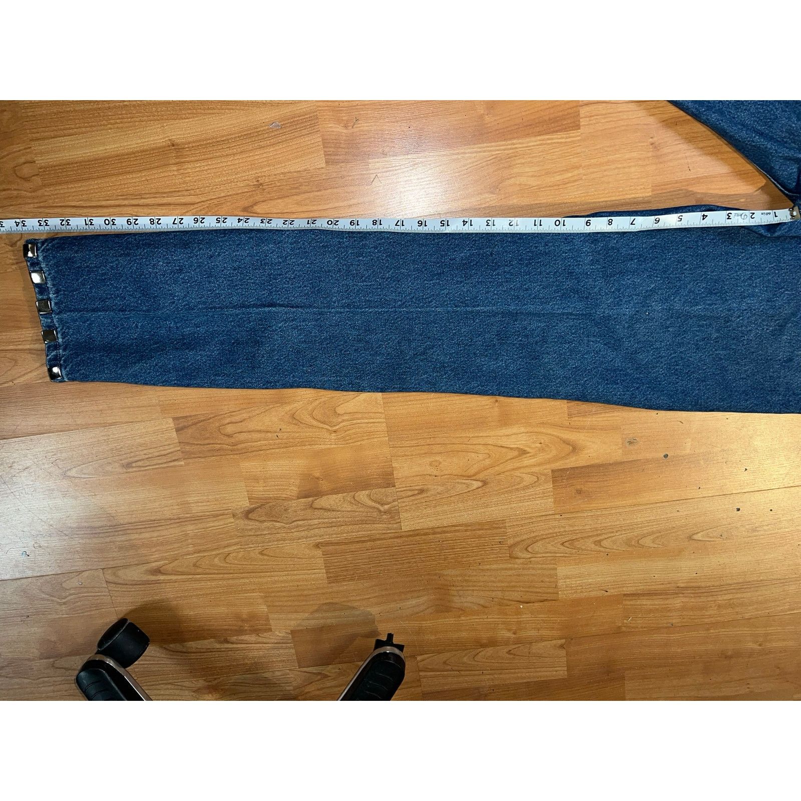 Vintage Vintage Womens Rockies Jeans Denim Stud Western Bottoms 26/3 Size 26" / US 2 / IT 38 - 11 Thumbnail