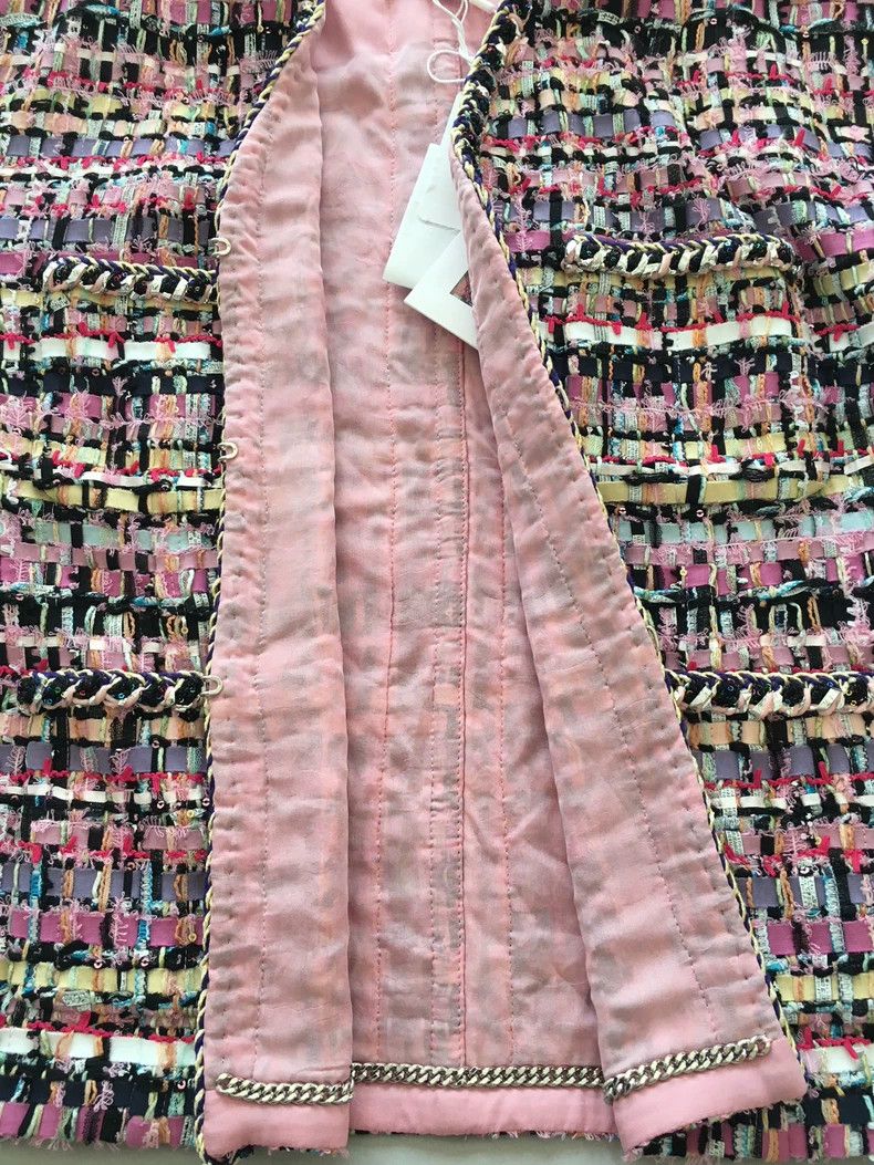 Chanel Chanel Colorful knitted tweed short coat Size XS / US 0-2 / IT 36-38 - 6 Thumbnail