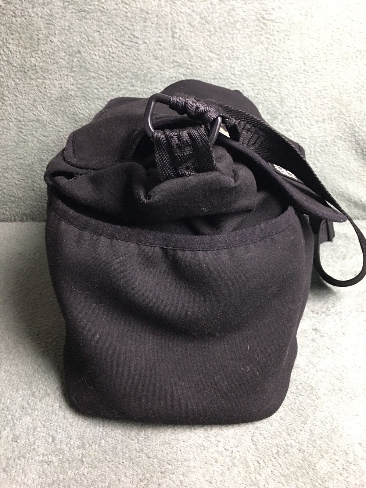 Moschino Moschino Baby Black Cotton Blend Shoulder Bag Size ONE SIZE - 4 Thumbnail