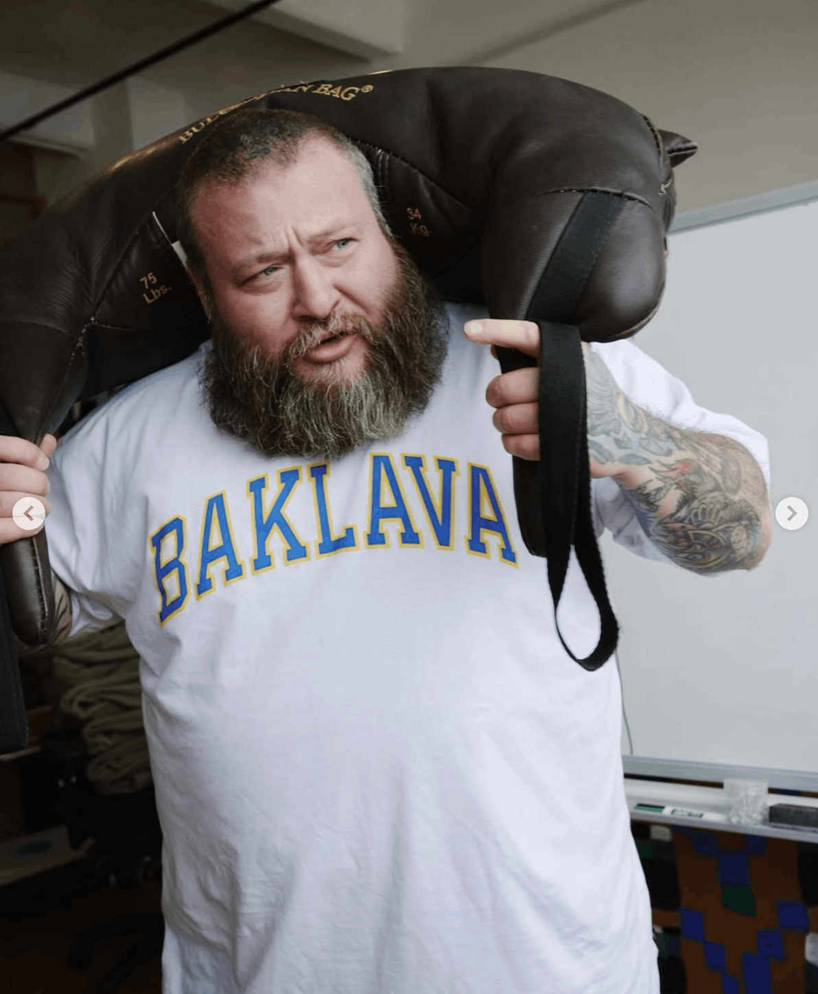 Action Bronson Blue Chips University "BAKLAVA" White Tee - BCU Capsule M Size US M / EU 48-50 / 2 - 1 Thumbnail