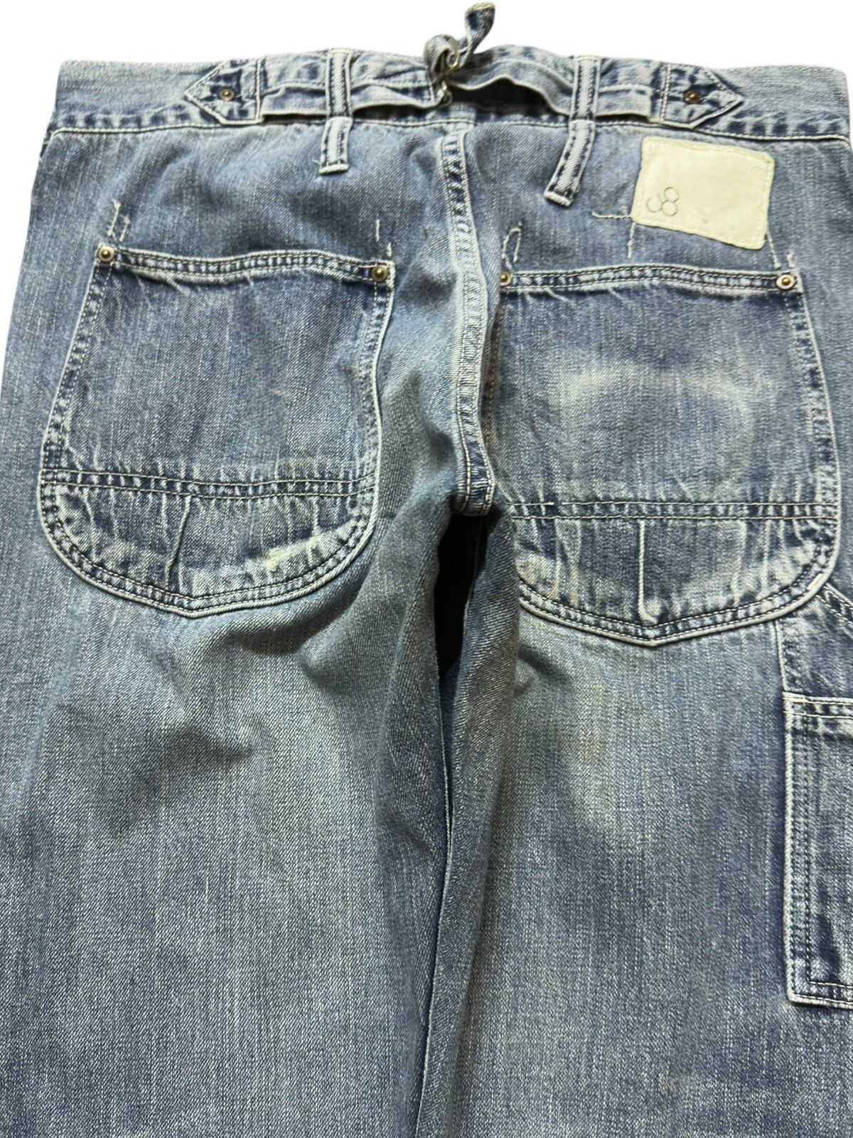 Johnbull Vintage Johbull Selvedge Carpenter Buckle Back Denim Size US 32 / EU 48 - 7 Thumbnail