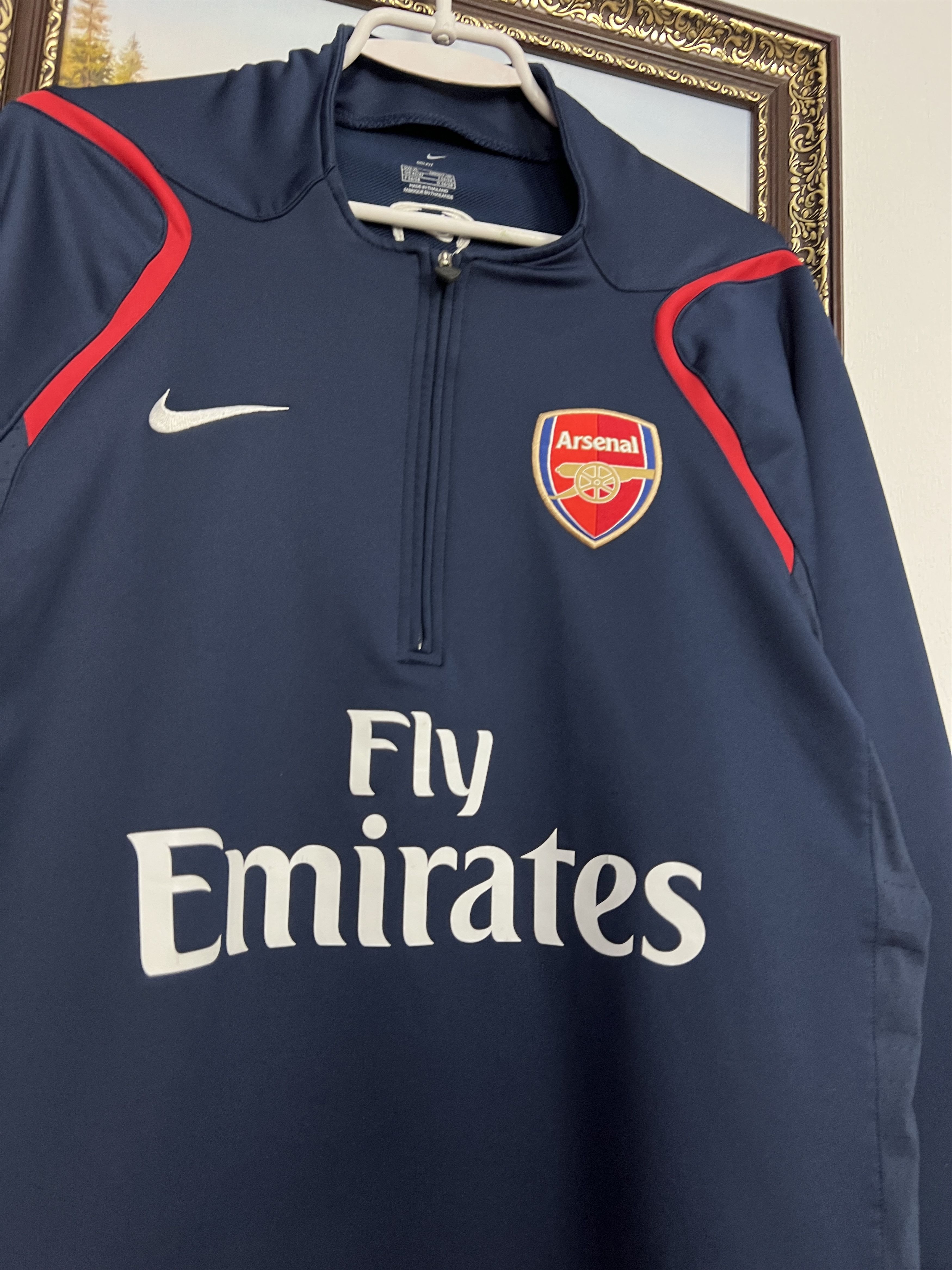 Nike Vintage Arsenal Football Sweatshirt Soccer Track Top Gunners Size US XL / EU 56 / 4 - 3 Thumbnail