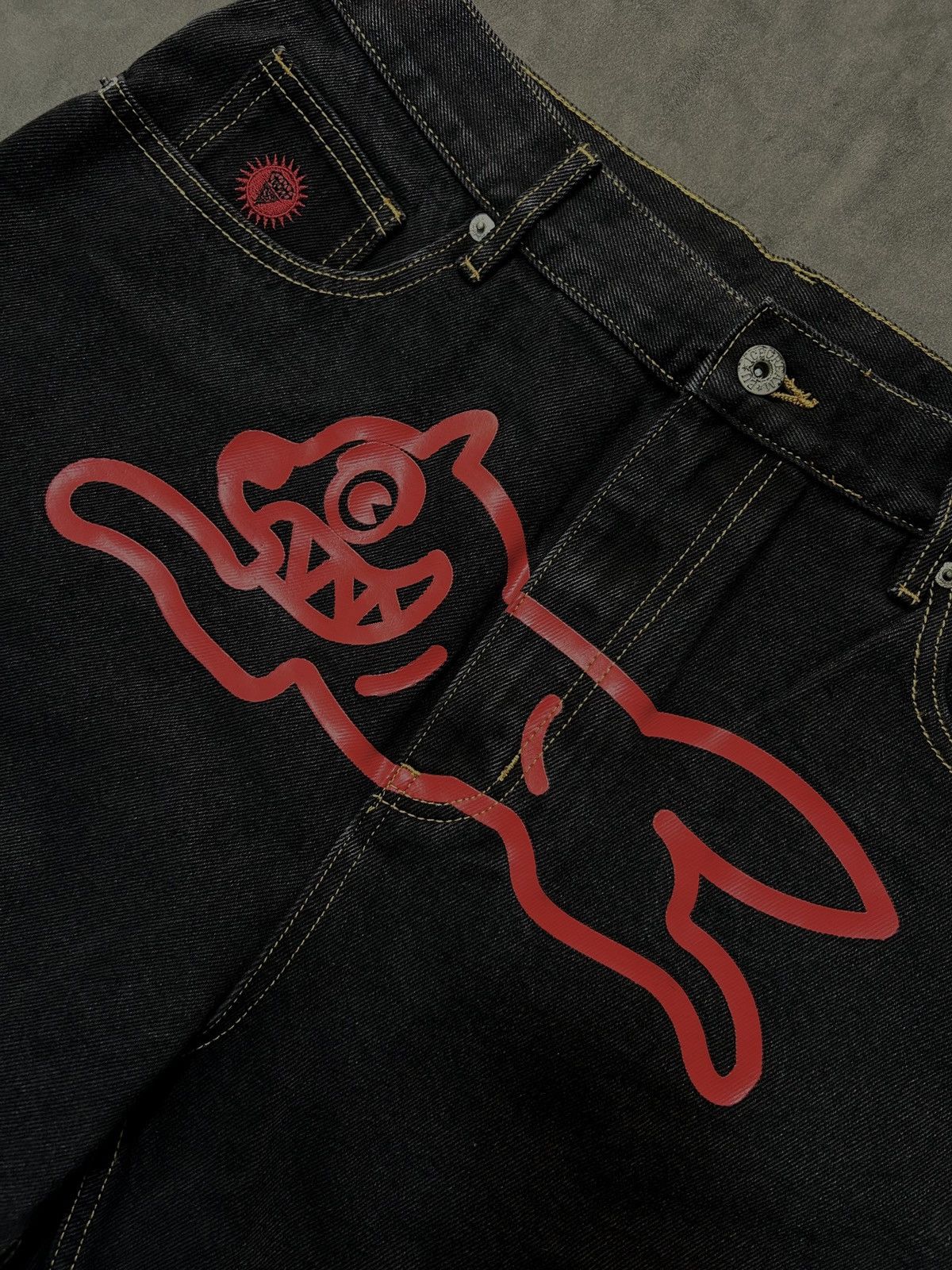 Icecream Deadstock Icecream BBC Running Dog Black Denim Shorts M 30 Size US 30 / EU 46 - 4 Thumbnail