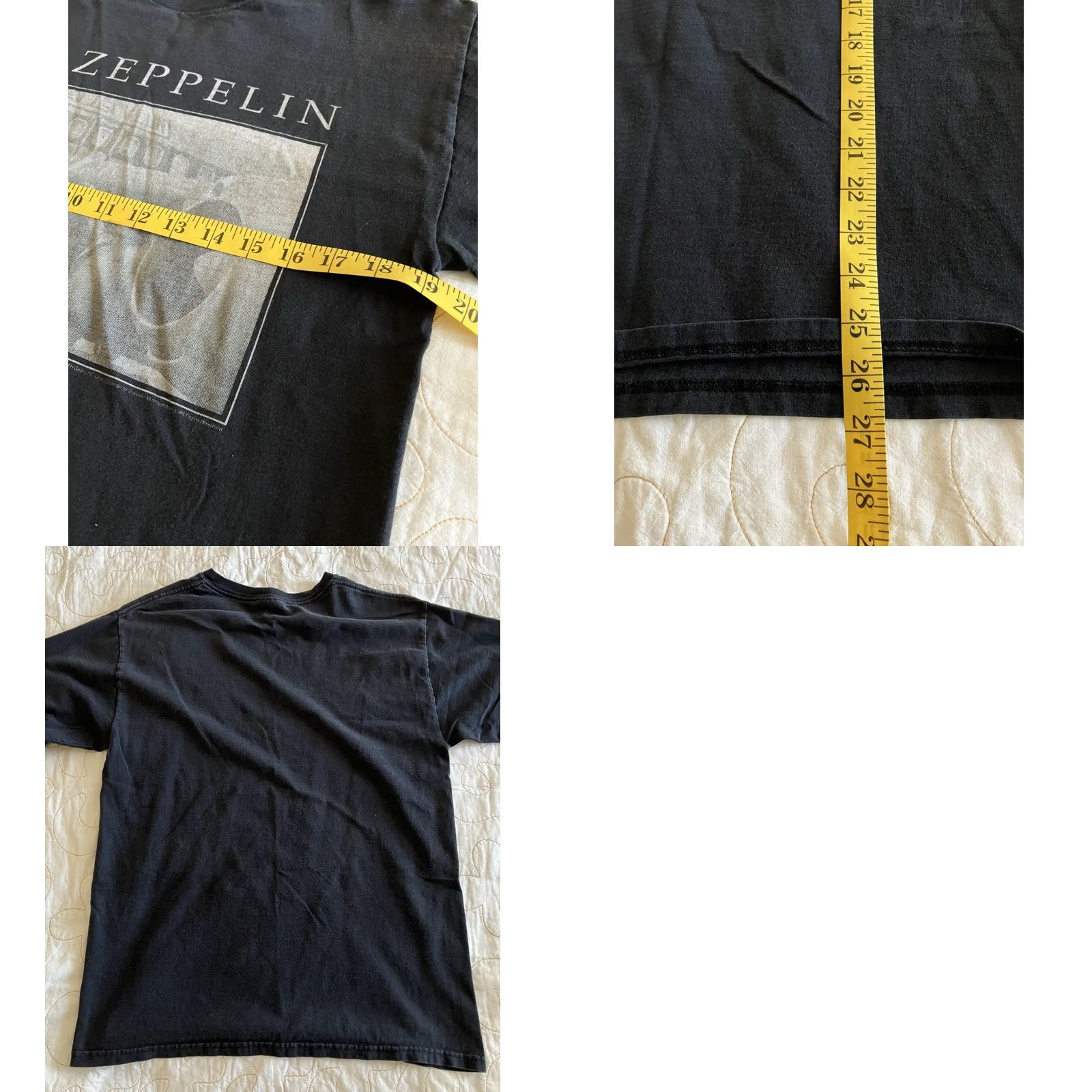 Vintage VINTAGE Led Zeppelin Rock Band Tee T-shirt Graphic Adult Large T-Shirt Black Men LED Cotton 2005 Y2K Rock Band Mens Large Black LED Graphic Shirt Size US M / EU 48-50 / 2 - 8 Thumbnail