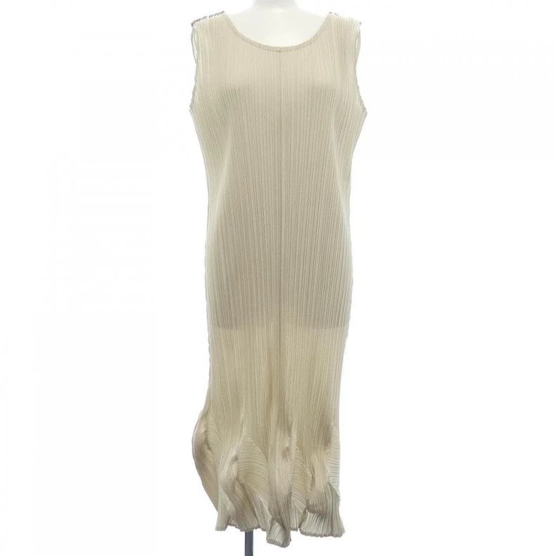 Issey Miyake Issey Miyake Embroidered pleated dress Size L / US 10 / IT 46 - 1 Thumbnail
