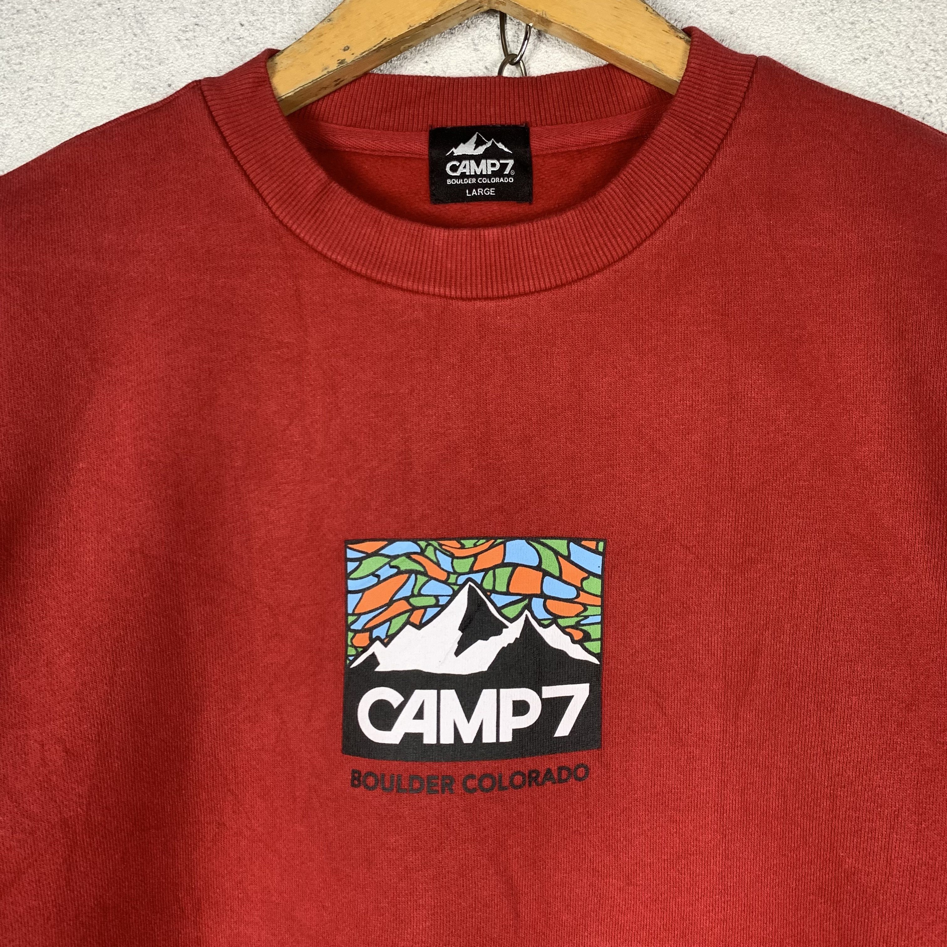 Japanese Brand Camp7 Boulder Colorado Sweatshirt Crewneck Size US M / EU 48-50 / 2 - 2 Thumbnail
