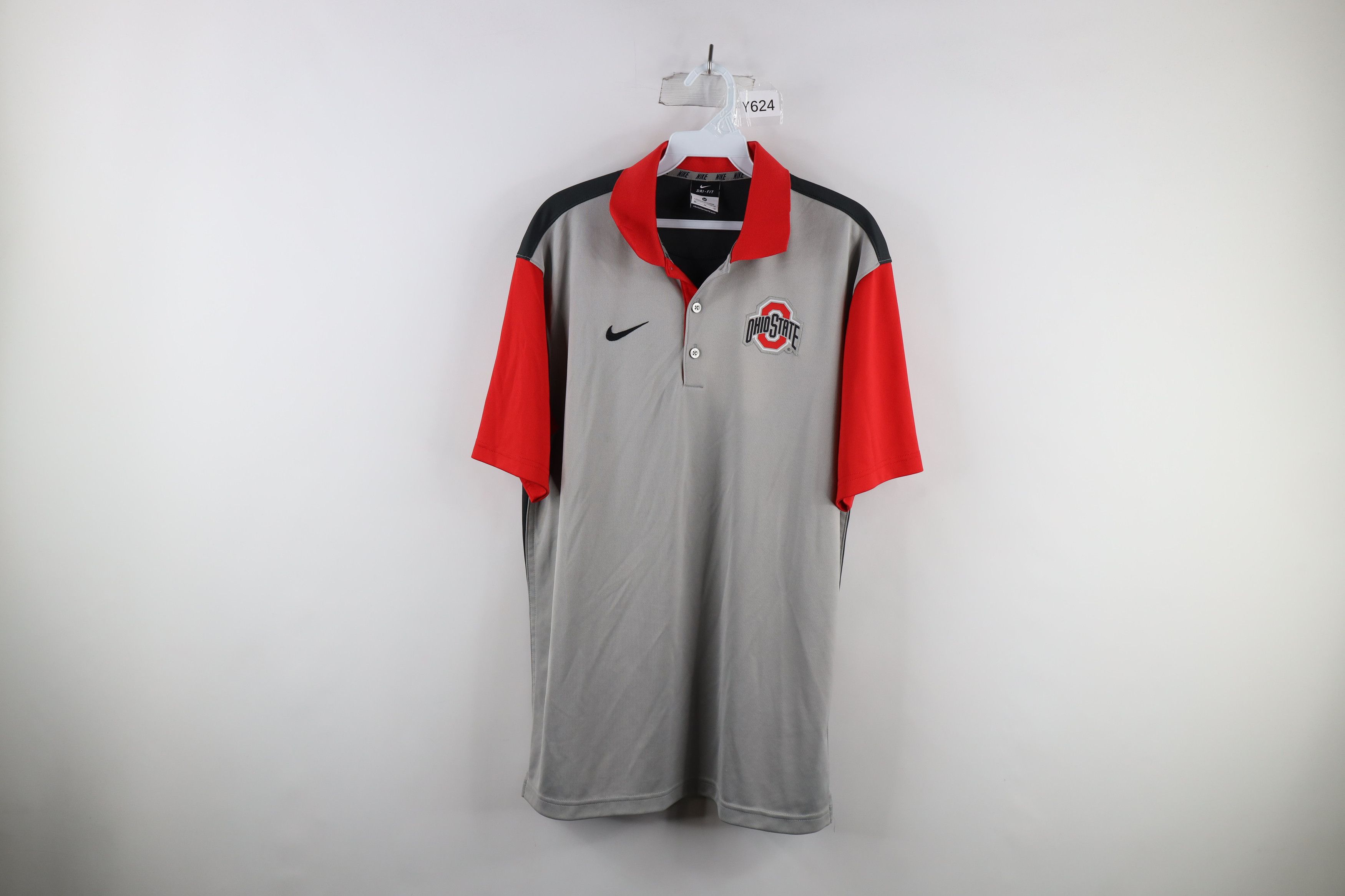 Nike Vintage Nike Dri Fit Out Ohio State University Football Polo Shirt Grailed