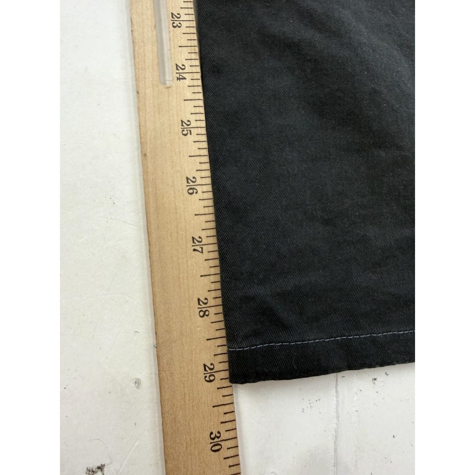 Vintage AG Adriano Goldschmied Pants Mens 33x29 Black Chino Straight Leg Casual Size US 33 - 7 Thumbnail