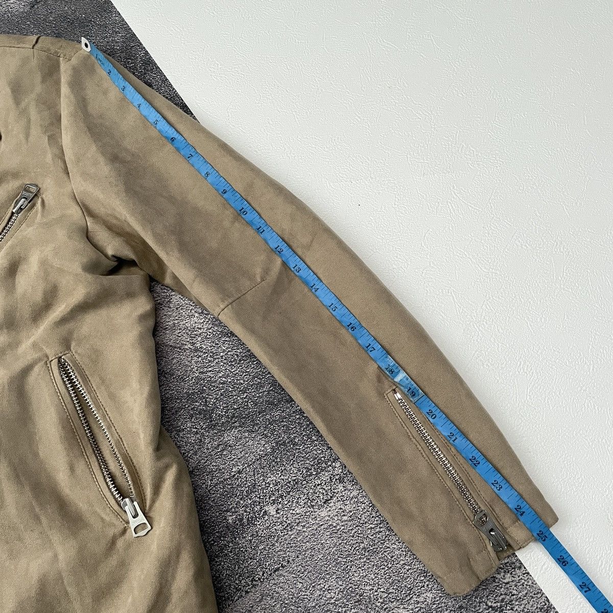 RARE🔥 Gostar De Fuga suede biker jacket
