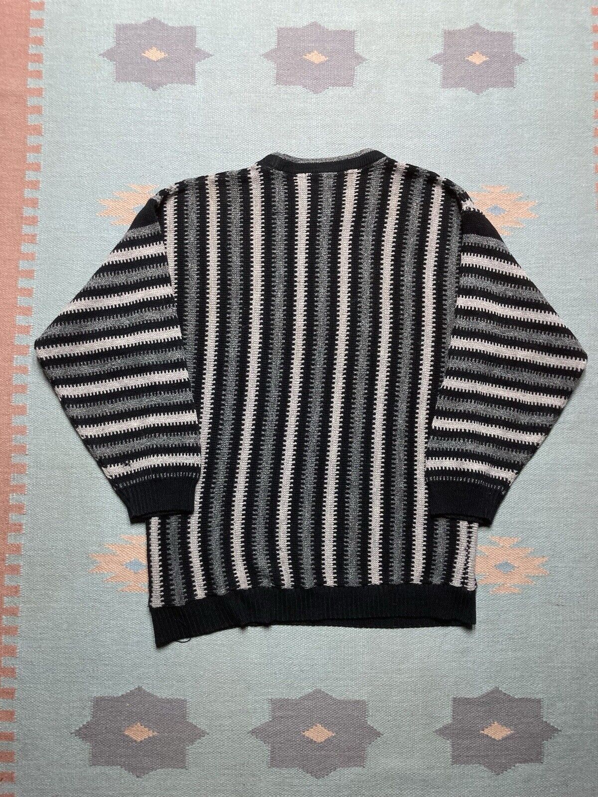 Protege × Vintage protege knit sweater acrylic abstract pattern crewneck XL Size US XL / EU 56 / 4 - 5 Thumbnail