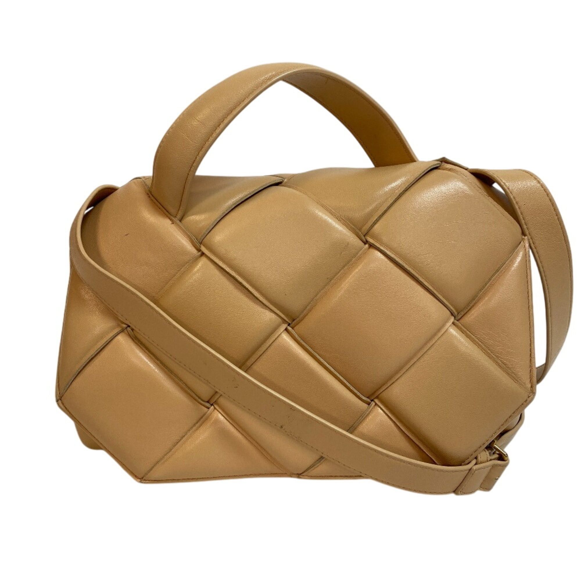 Bottega Veneta BOTTEGA VENETA 2-Way Handbag Maxi Intrecciato Shoulder Bag Beige Size ONE SIZE - 1 Thumbnail