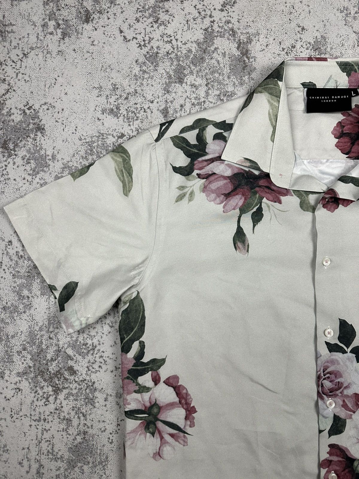 Vintage Criminal Damage London Floral Button-Up Shirt Size US M / EU 48-50 / 2 - 6 Thumbnail