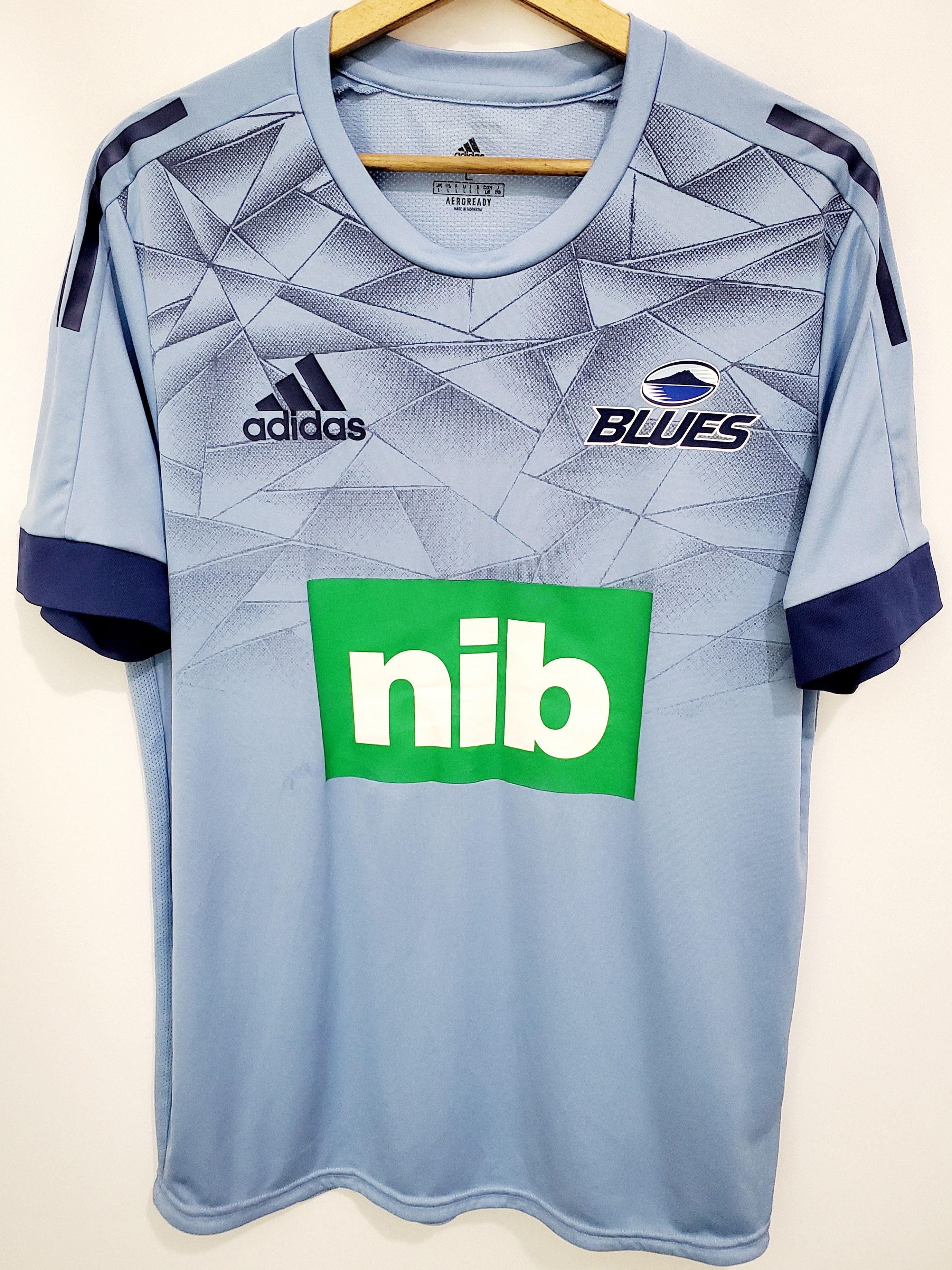Adidas Auckland blues rugby adidas shirt Size L Size US L / EU 52-54 / 3 - 1 Thumbnail